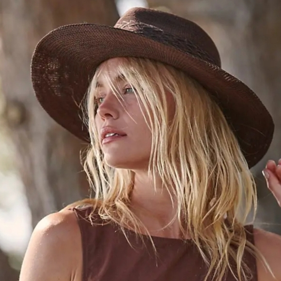 Free People Arrow Woven Packable Hat - Picture 8 of 8